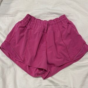 lululemon athletica Magenta Athletic Shorts